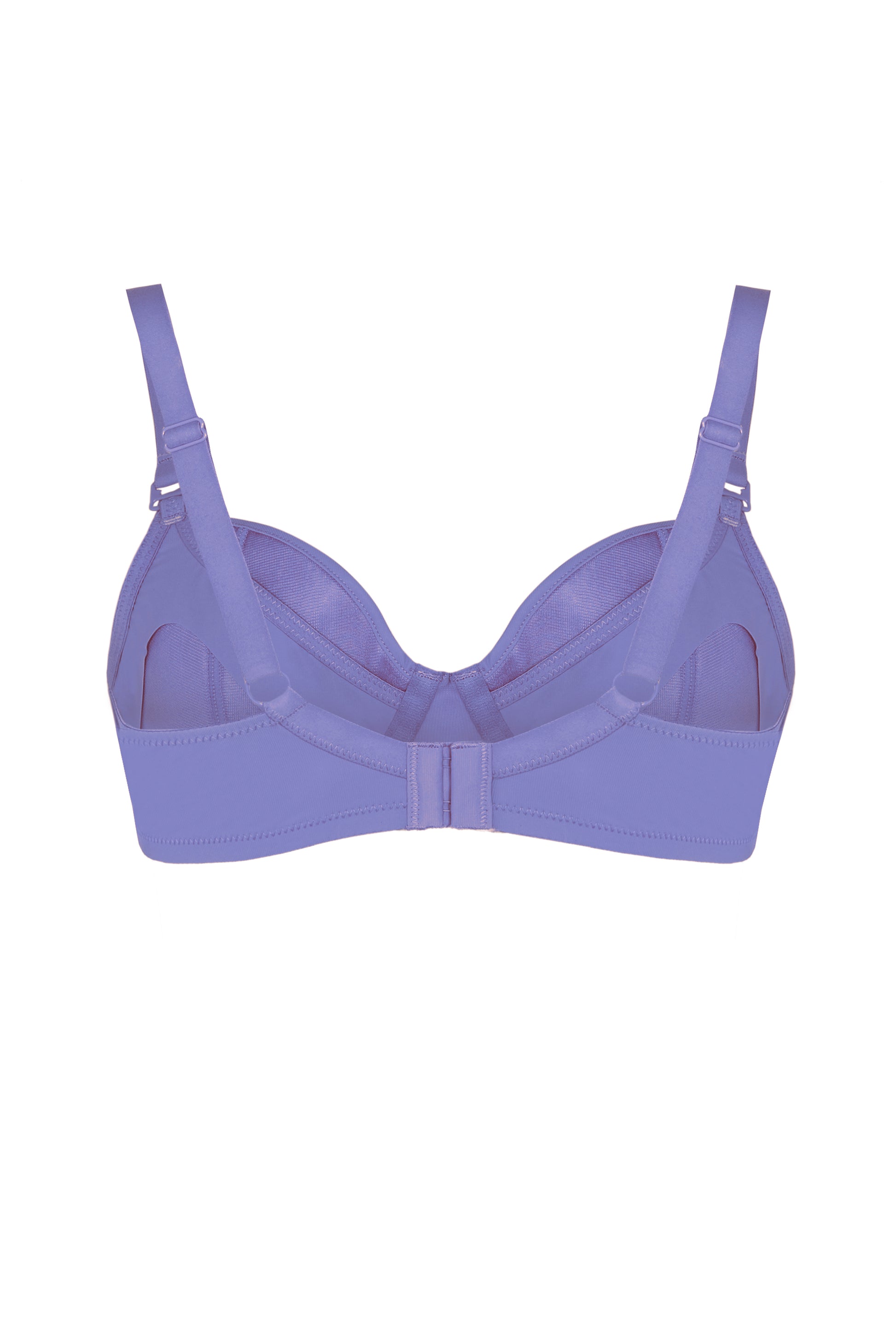 Buy MomToBe Women's Cotton Purple Full Cup Non Padded Nursing Bra